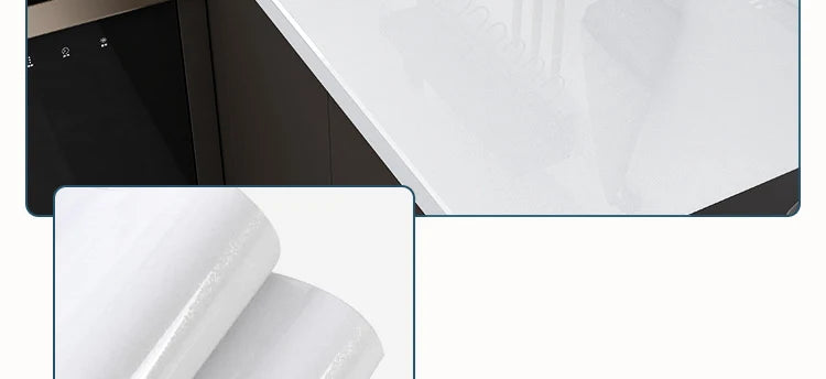 Kitchen Oil-Proof Film Stove Waterproof Moisture-Proof Wallpaper Countertop Self-Adhesiv Cabinet Renovation Tile Marble Sticker
