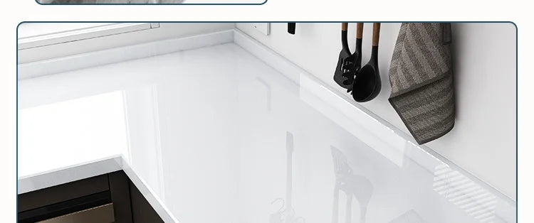 Kitchen Oil-Proof Film Stove Waterproof Moisture-Proof Wallpaper Countertop Self-Adhesiv Cabinet Renovation Tile Marble Sticker