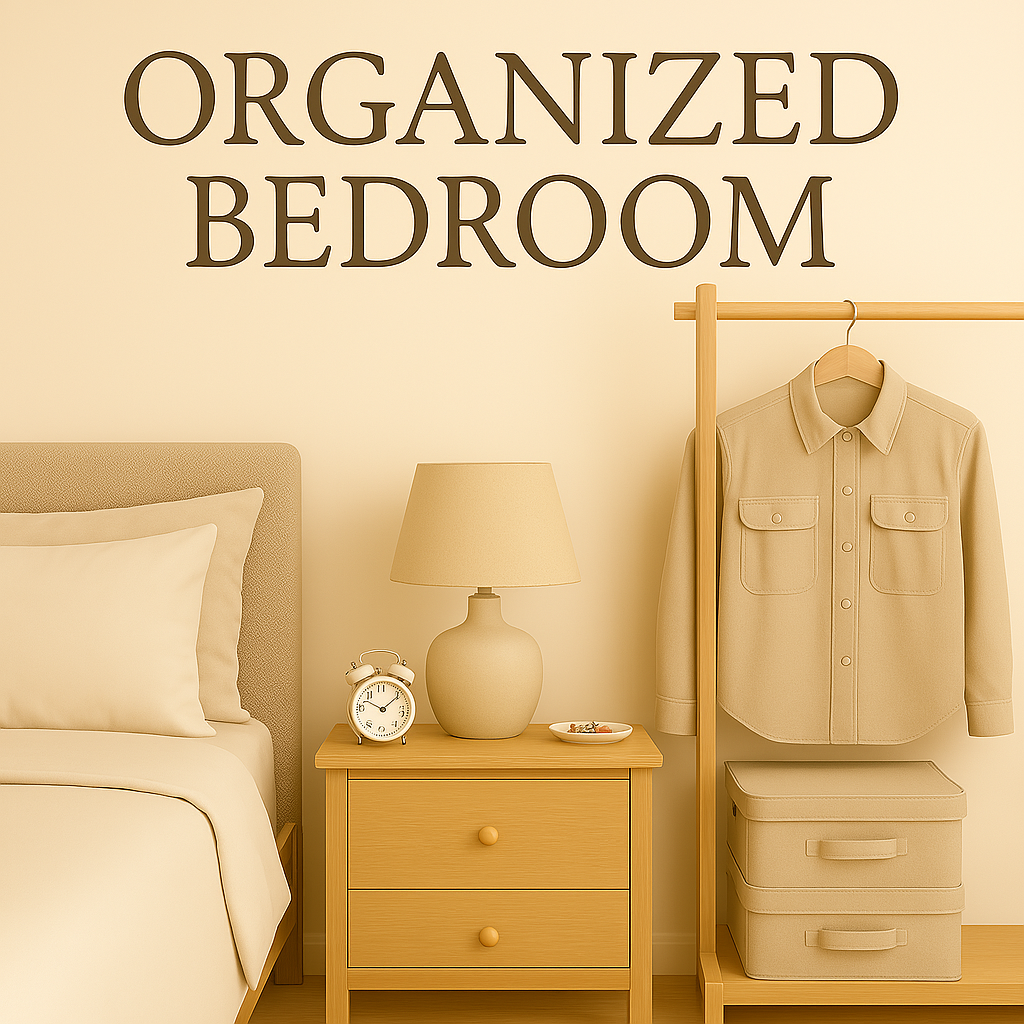 ORGANIZED BEDROOM