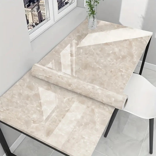 Marble Self-Adhesive Wallpaper – Waterproof Vinyl Contact Paper for Kitchen, Home Decor (40cm/55cm Width)
