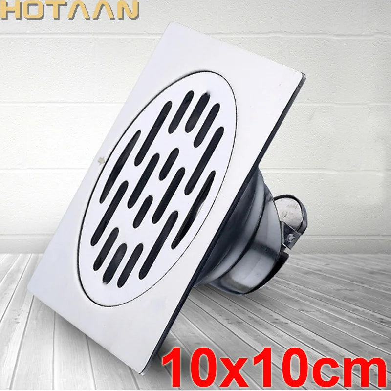 Shower Drain Thick SUS 304# Stainless Steel Floor Drain Ordinary Bathroom Toilet Kitchen Balcony Dedicated To prevent odor