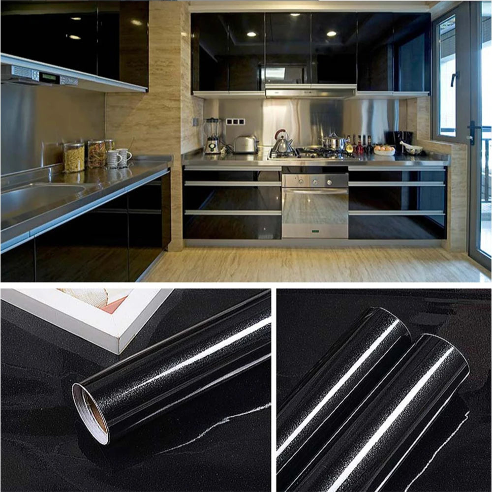 Marble Self-Adhesive Wallpaper – Waterproof Vinyl Contact Paper for Kitchen, Home Decor (40cm/55cm Width)
