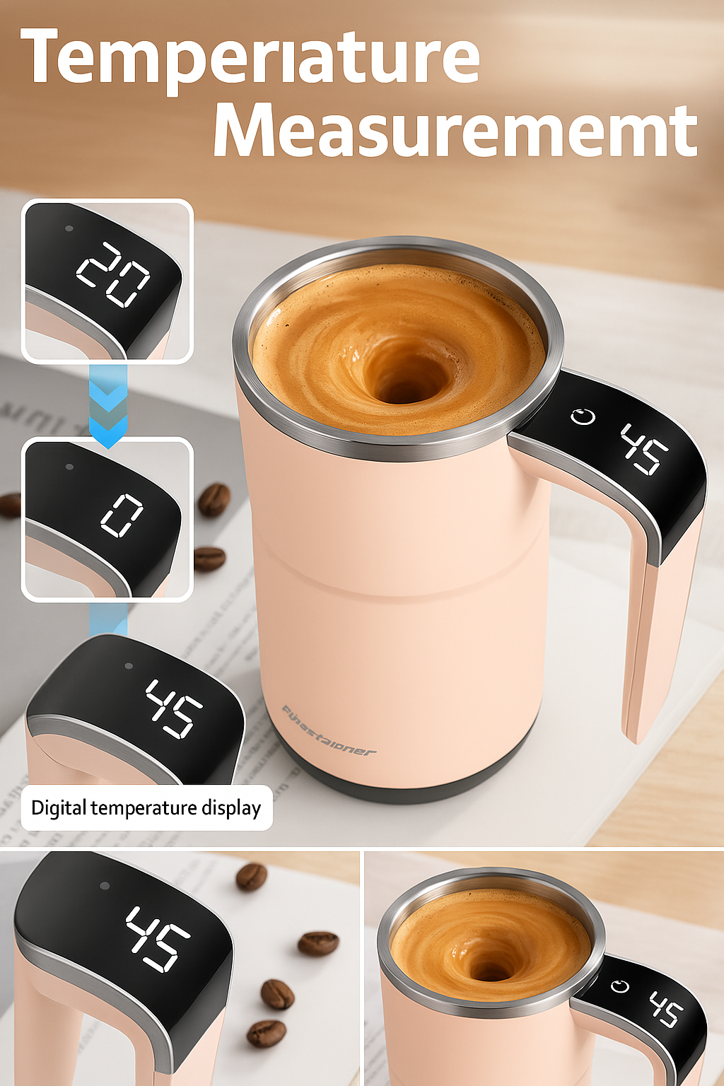 Automatic Magnetic Stirring Mug